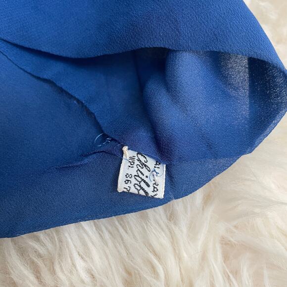 10-Piece Vintage Scarf Lot | Silk, Italy, Japan, Echo, Hand-Rolled, Rare Mix - Picture 13 of 16